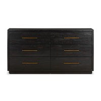 Suki 6 Drawer Dresser - Burnished Black