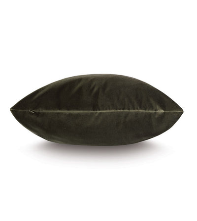 Uma Velvet Decorative Pillow In Olive