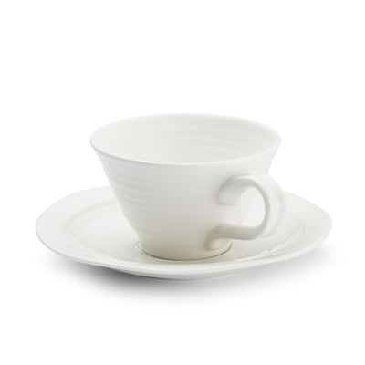 Portmeirion Sophie Conran Teacups and Saucers - Set of 4